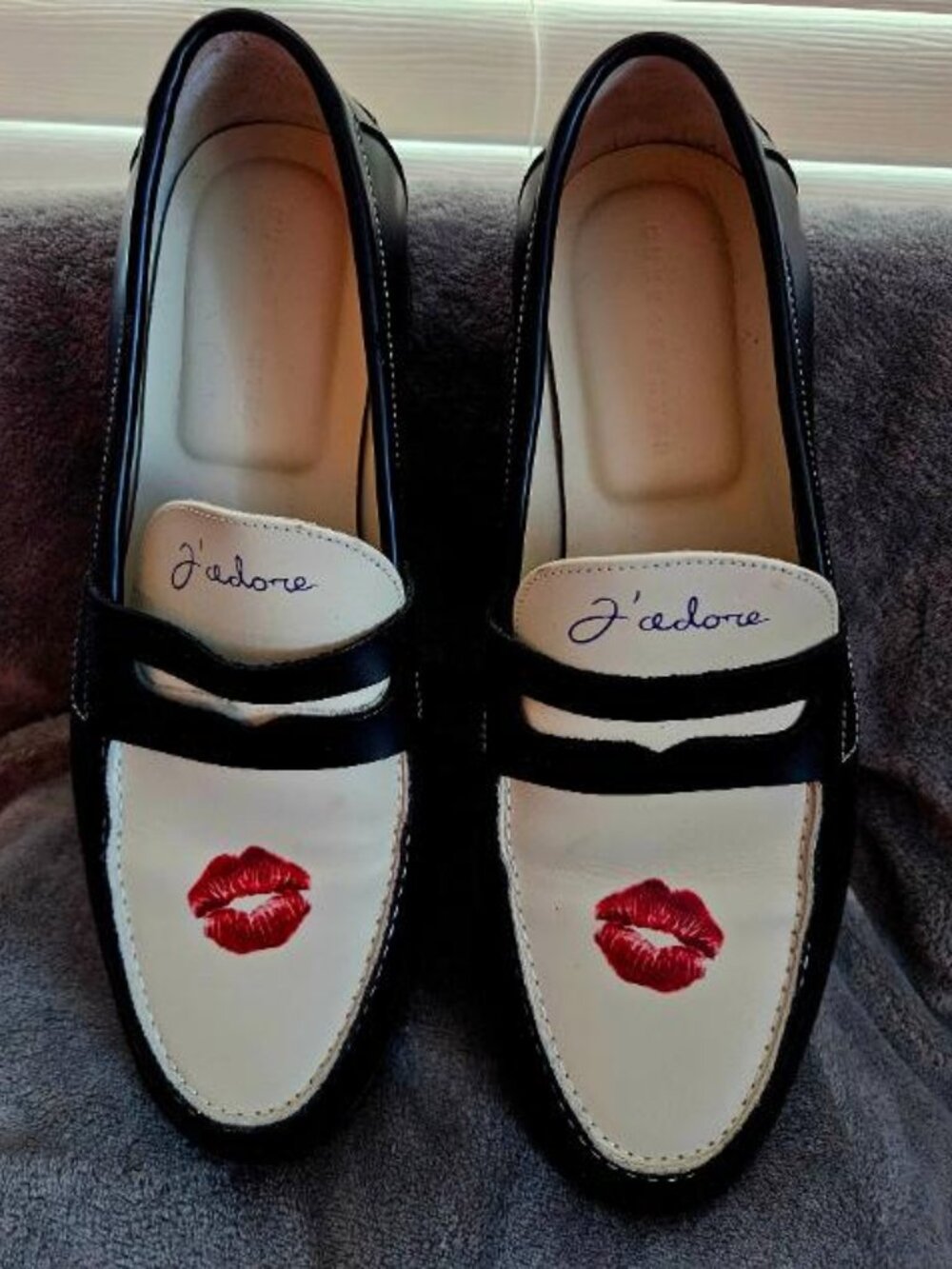 Adore Wilde Kiss Penny Loafers